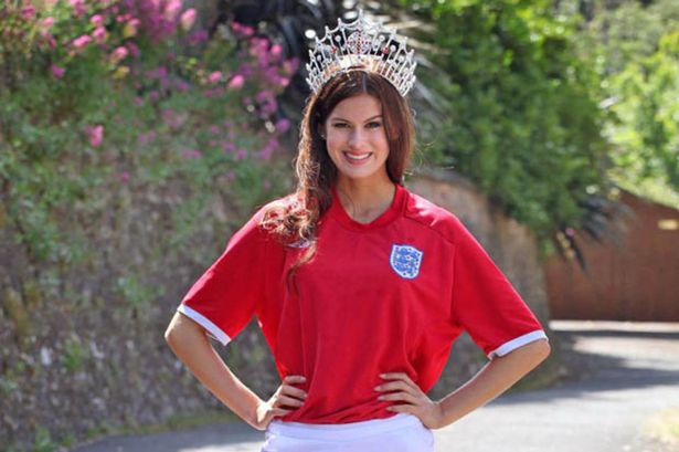 Miss England shows support for Three Lions team – Daily Star